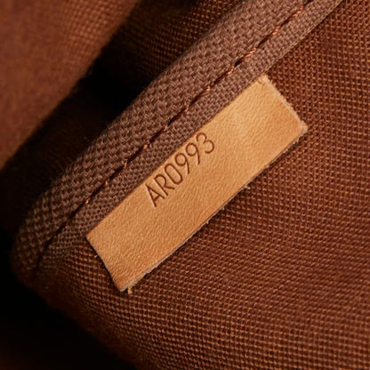 Louis Vuitton Monogram Saumur 35 Crossbody Shoulder Bag Brown Leather — view 9