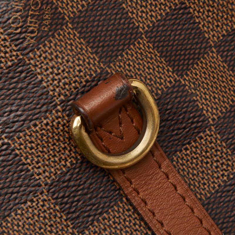 Louis Vuitton Damier Greenwich 2-Way Shoulder Bag Brown Leather — view 8