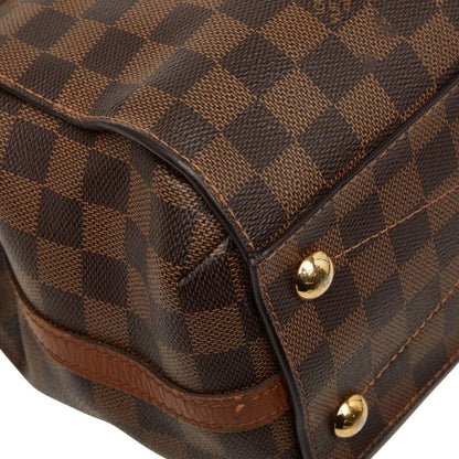 Louis Vuitton Damier Greenwich 2-Way Shoulder Bag Brown Leather — view 5