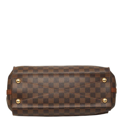 Louis Vuitton Damier Greenwich 2-Way Shoulder Bag Brown Leather — view 3