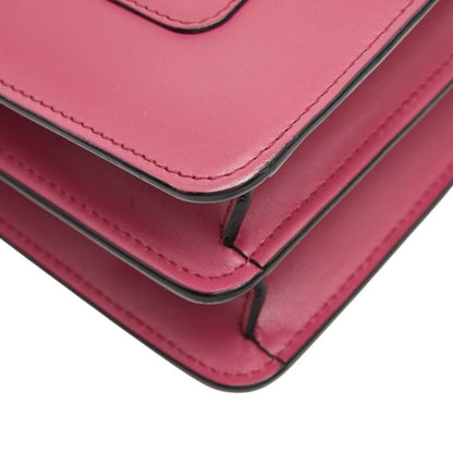 Bvlgari Serpenti Forever Chain Shoulder Bag Berry Tourmaline Pink Leather Onyx — view 7