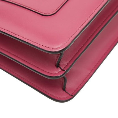 Bvlgari Serpenti Forever Chain Shoulder Bag Berry Tourmaline Pink Leather Onyx — view 5