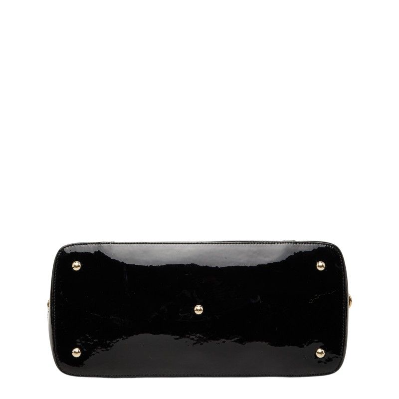 Gucci Micro Guccissima 2-Way Shoulder Bag Black Enamel — view 3