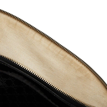 Gucci Micro Guccissima 2-Way Shoulder Bag Black Enamel — view 9