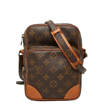 Louis Vuitton Monogram Amazon Crossbody Shoulder Bag Brown Leather
