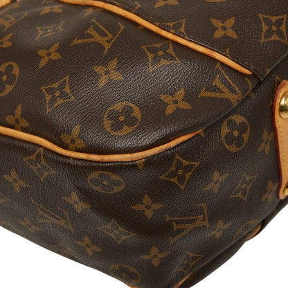 Louis Vuitton Monogram Galleria PM Shoulder Bag Brown Leather — view 4