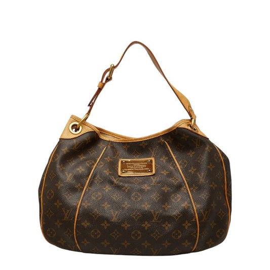 Louis Vuitton Monogram Galleria PM Shoulder Bag Brown Leather