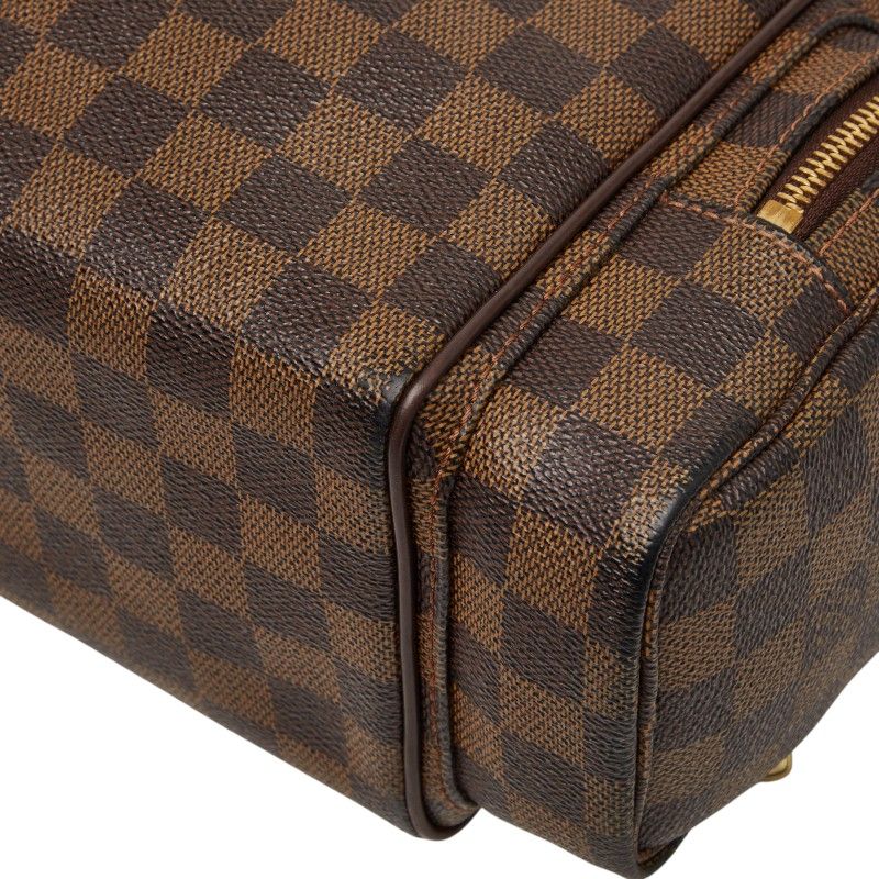 Louis Vuitton Damier Reporter Melville Crossbody Shoulder Bag Brown Leather — view 6