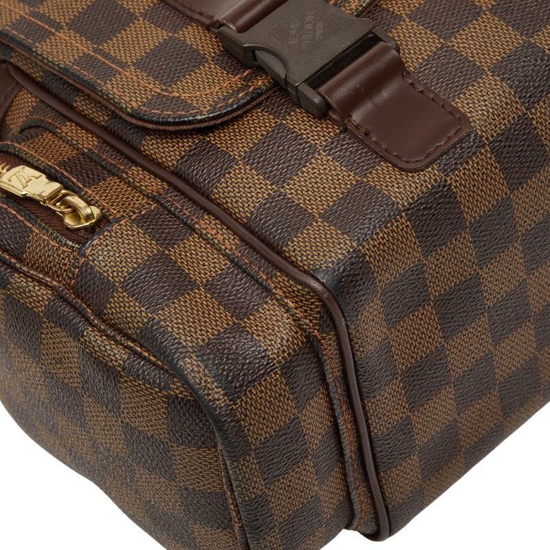 Louis Vuitton Damier Reporter Melville Crossbody Shoulder Bag Brown Leather — view 5