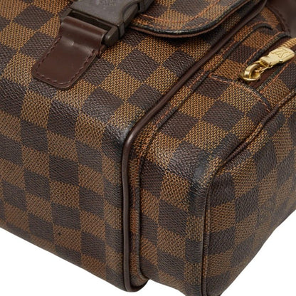 Louis Vuitton Damier Reporter Melville Crossbody Shoulder Bag Brown Leather — view 4