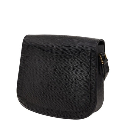 Louis Vuitton Epi Saint Cloud Crossbody Shoulder Bag Noir Black Leather — view 2
