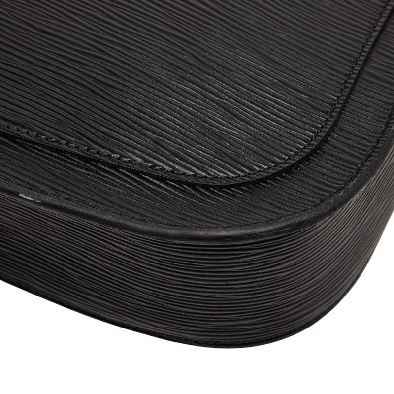 Louis Vuitton Epi Saint Cloud Crossbody Shoulder Bag Noir Black Leather — view 6