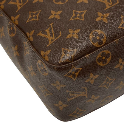 Louis Vuitton Monogram Looping GM Shoulder Bag Brown Leather — view 5
