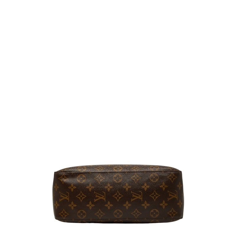 Louis Vuitton Monogram Looping GM Shoulder Bag Brown Leather — view 3