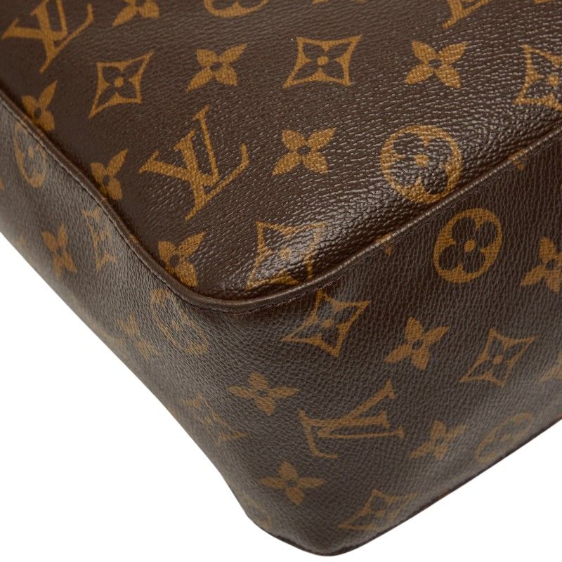 Louis Vuitton Monogram Looping GM Shoulder Bag Brown Leather — view 7