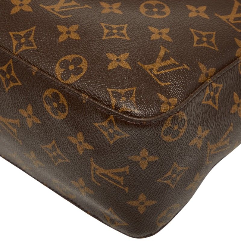 Louis Vuitton Monogram Looping GM Shoulder Bag Brown Leather — view 6
