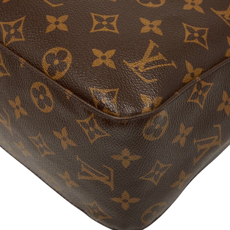 Louis Vuitton Monogram Looping GM Shoulder Bag Brown Leather — view 4