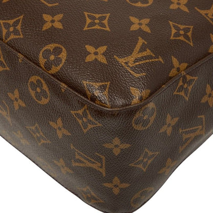 Louis Vuitton Monogram Looping GM Shoulder Bag Brown Leather — view 4