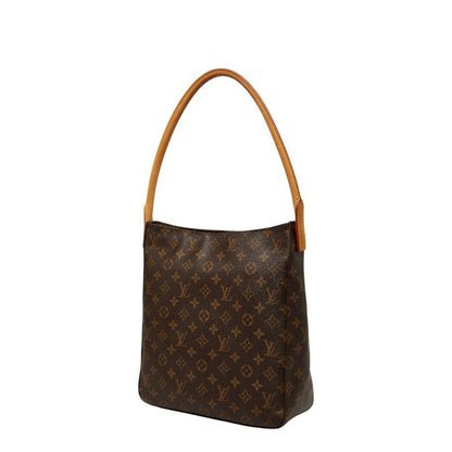 Louis Vuitton Monogram Looping GM Shoulder Bag Brown Leather — view 2