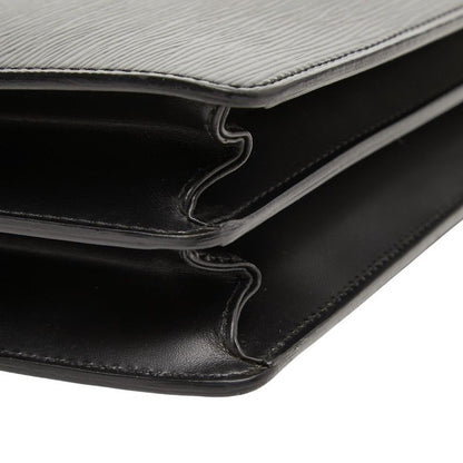Louis Vuitton Epi Serviette Conseil Business Briefcase Noir Black Leather 1 — view 5