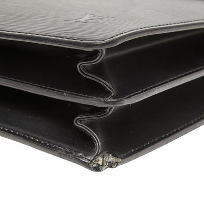 Louis Vuitton Epi Serviette Conseil Business Briefcase Noir Black Leather 1 — view 4