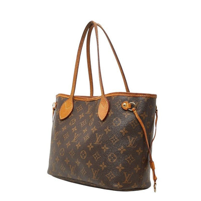 Louis Vuitton Monogram Neverfull PM Tote Brown Leather — view 2