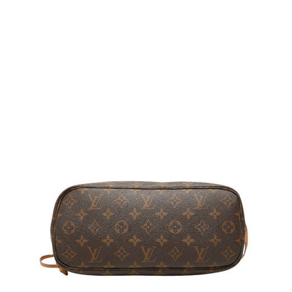 Louis Vuitton Monogram Neverfull PM Tote Brown Leather — view 3