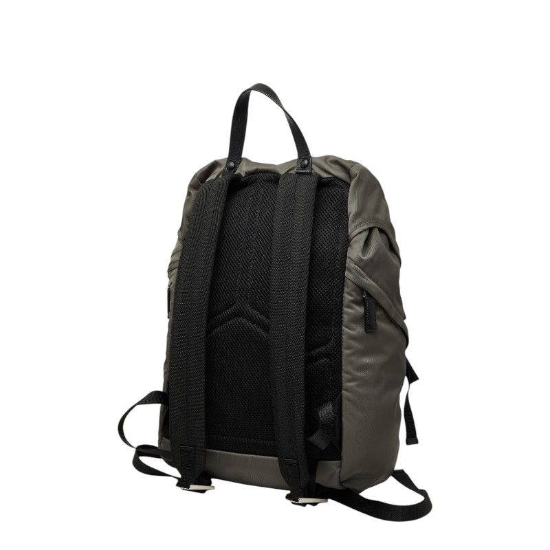 Prada Backpack Khaki Green Nylon Leather — view 2