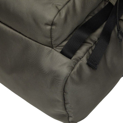 Prada Backpack Khaki Green Nylon Leather — view 4