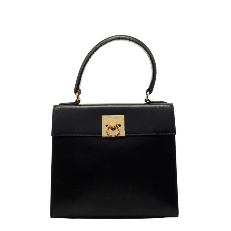 Celine Handbag Black Leather