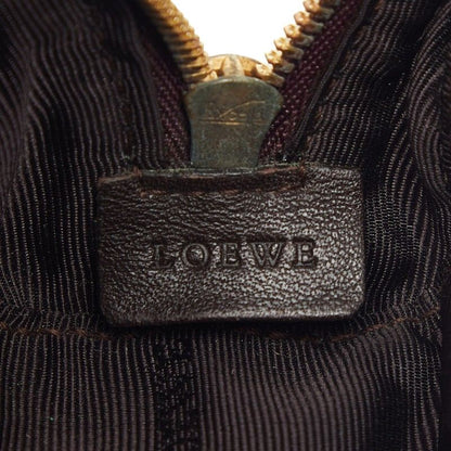 Loewe Amazona Micro Mini 2-Way Shoulder Bag Wine Red Bordeaux Enamel — view 9