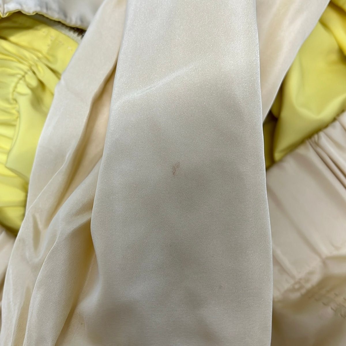 Loro Piana Coat Light Yellow Ivory Long Sleeve Reversible Zip Up Spring Autumn — view 8