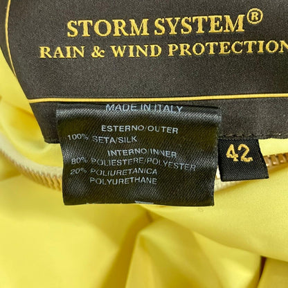 Loro Piana Coat Light Yellow Ivory Long Sleeve Reversible Zip Up Spring Autumn — view 5