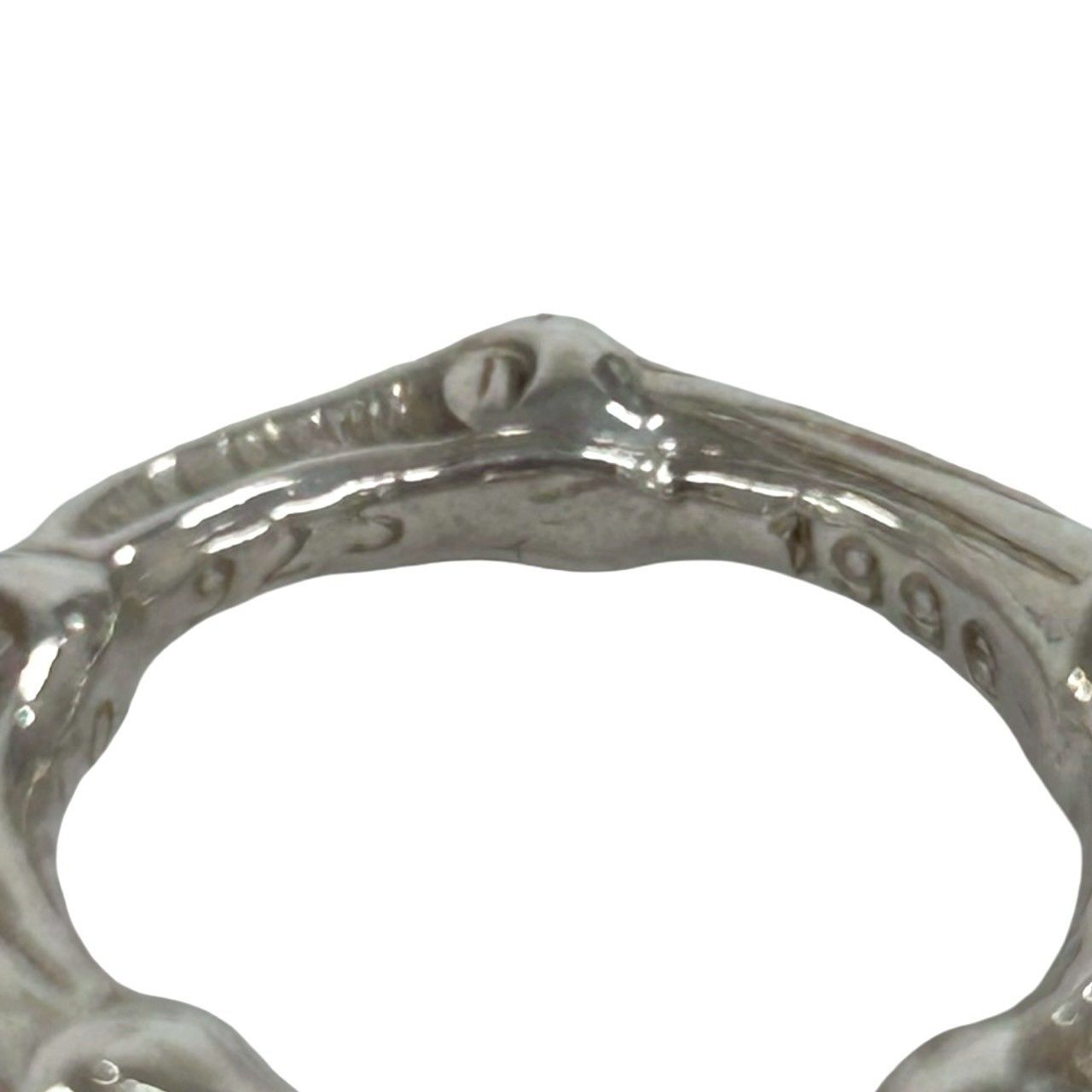 Tiffany & Co Bamboo 925 Sterling Silver Ring — view 4