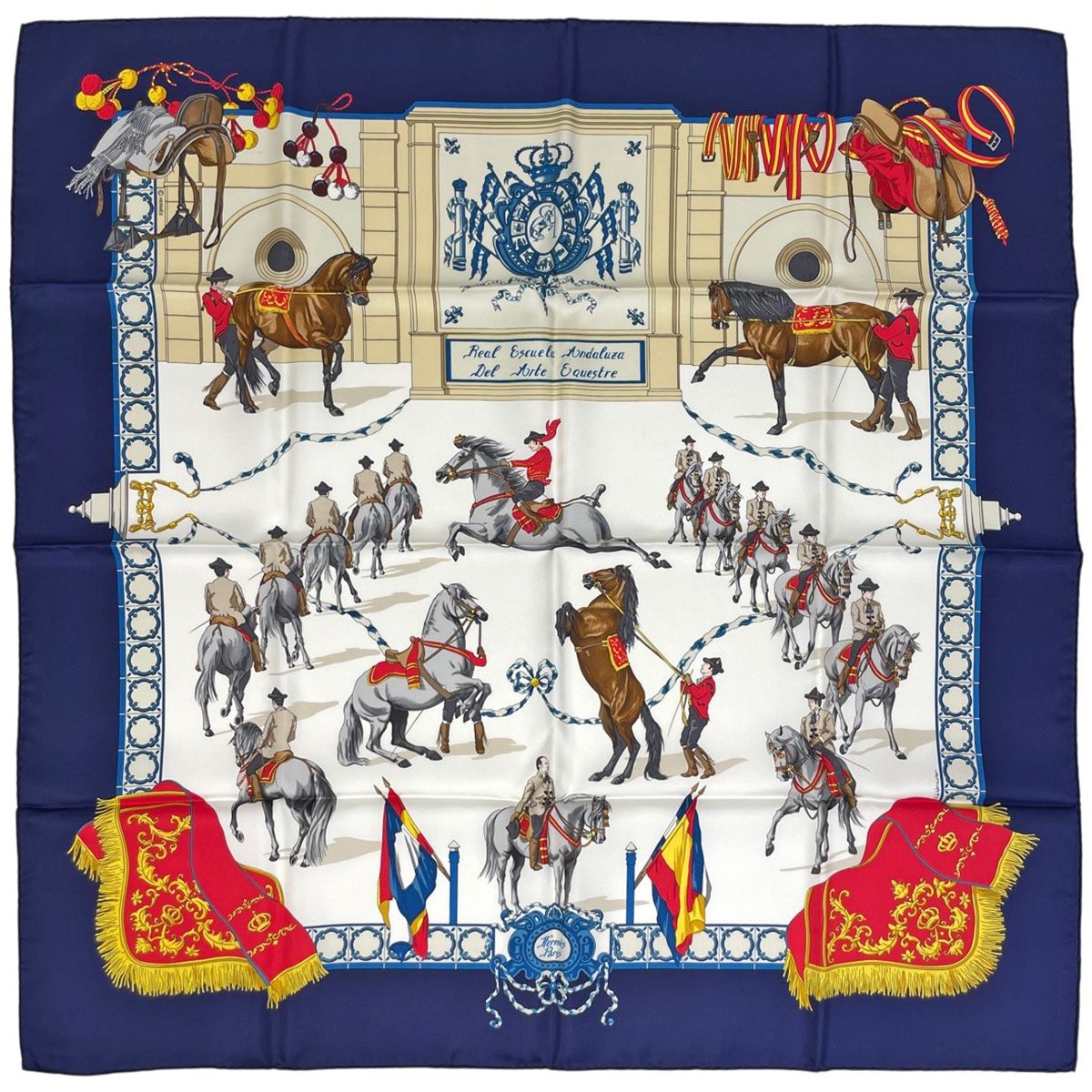 Hermes Carre 90 Real Escuela Andaluza Del Arte Ecuestre Royal Andalusian