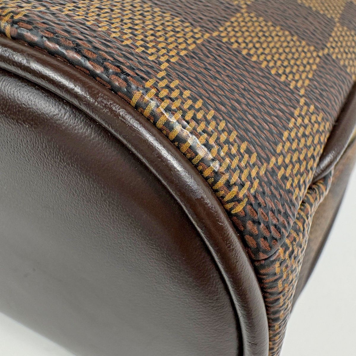 Louis Vuitton Saria Mini Handbag Damier Brown — view 3