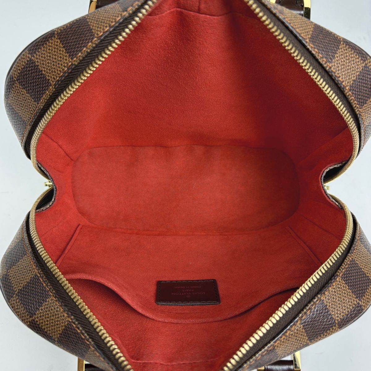 Louis Vuitton Saria Mini Handbag Damier Brown — view 6