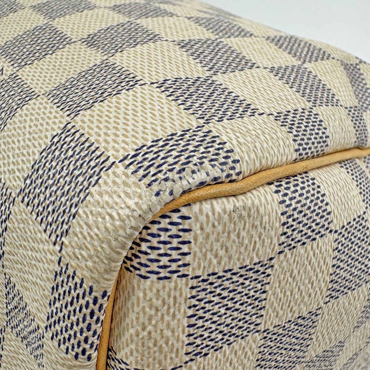 Louis Vuitton Speedy 30 Boston Bag Damier Azur White — view 3