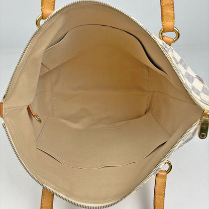 Louis Vuitton Totally MM Shoulder Bag Tote Damier Azur White — view 8