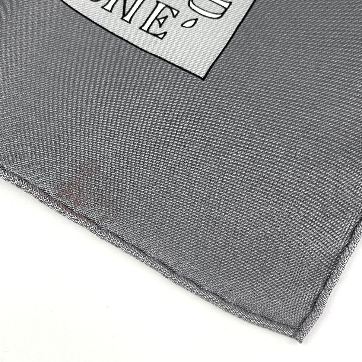 Hermes Carre 90 the Original New Orleans Creole Jazz Cles All Scarf Silk Gray — view 3