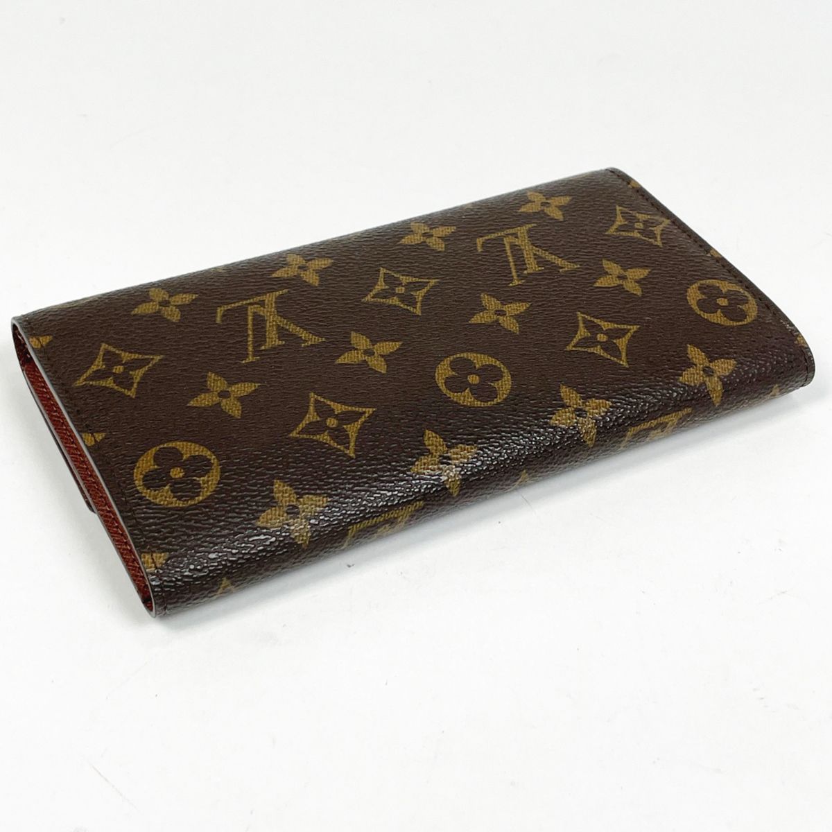Louis Vuitton Porte Tresor International Trifold Wallet Monogram Brown — view 2