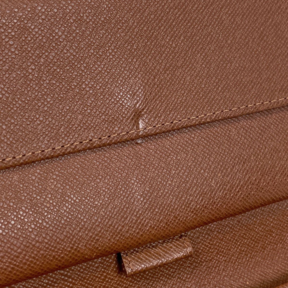 Louis Vuitton Porte Tresor International Trifold Wallet Monogram Brown — view 5