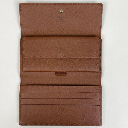 Louis Vuitton Porte Tresor International Trifold Wallet Monogram Brown — view 7