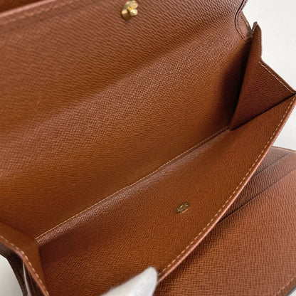Louis Vuitton Porte Tresor International Trifold Wallet Monogram Brown — view 6