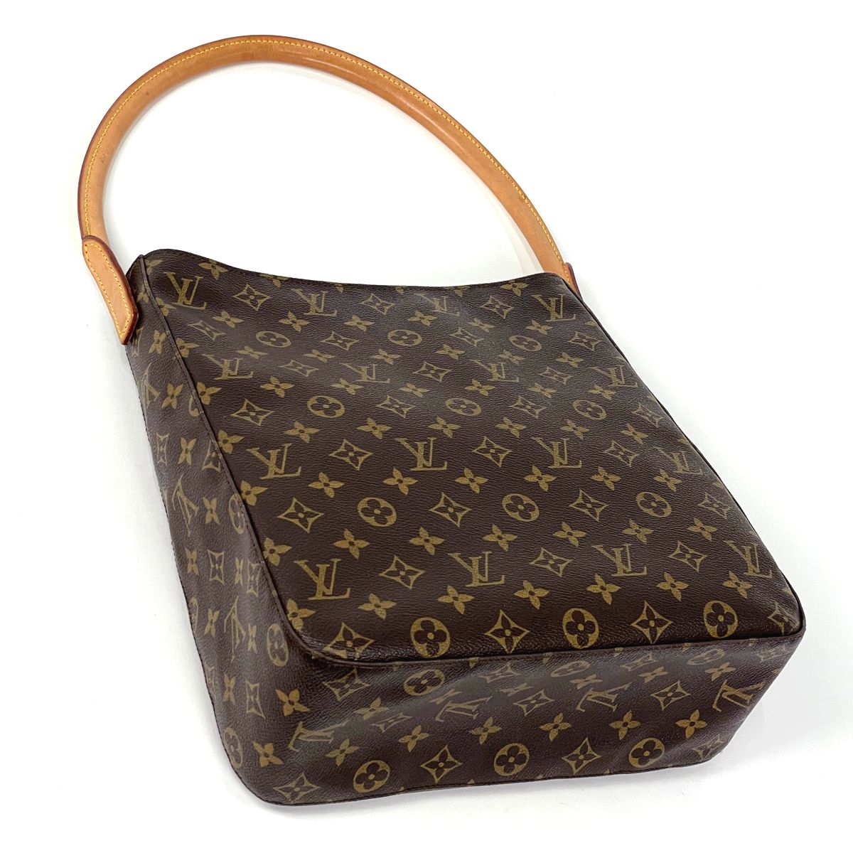 Louis Vuitton Looping GM Shoulder Bag Monogram Brown — view 2