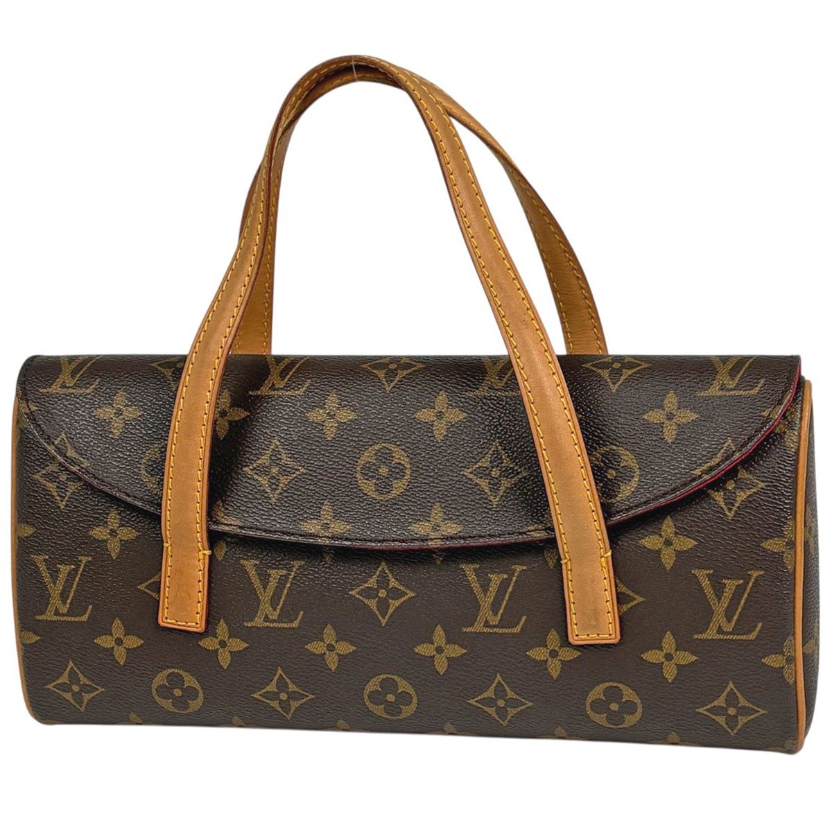 Louis Vuitton Sonatine Handbag Monogram Brown