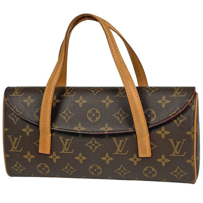 Louis Vuitton Sonatine Handbag Monogram Brown
