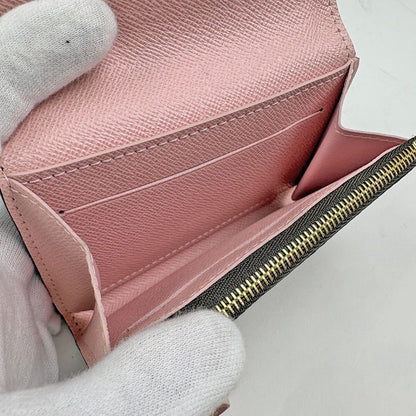 Louis Vuitton Porte-Monnaie Rosalie Coin Case Damier Brown Rose Valley Line — view 6