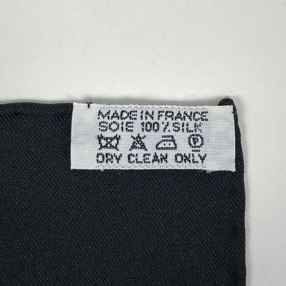 Hermes Carre 90 Au Son du Tam Scarf Silk Black White — view 2