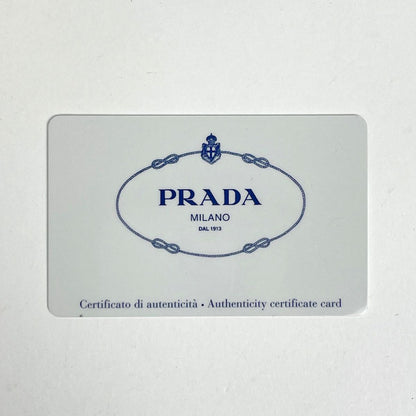 Prada Logo Shoulder Bag Leather Nero — view 9